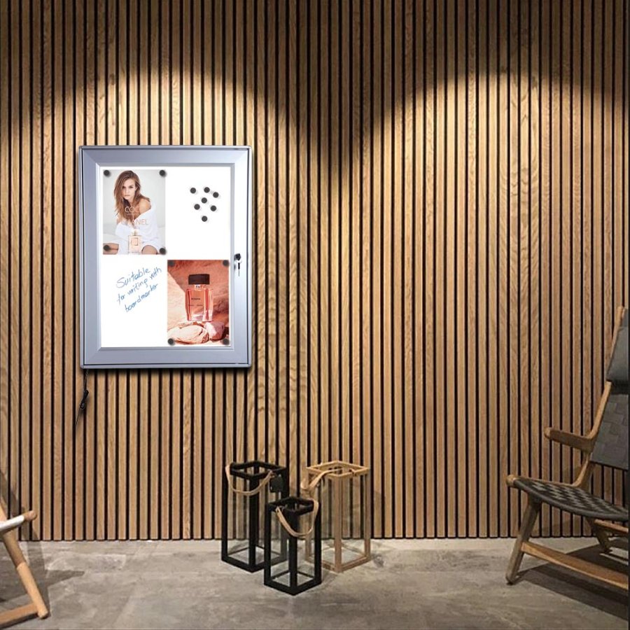 LED Menu Udh&aelig;ngsskab - 4xA4