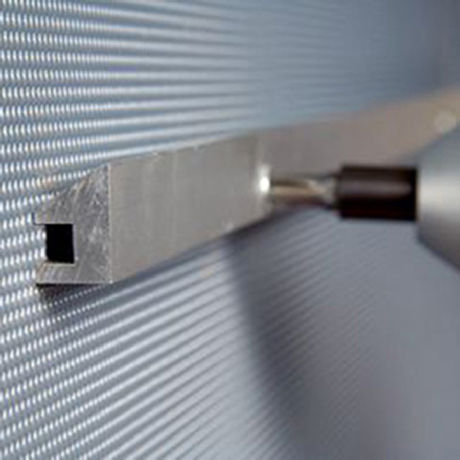 Infobox Magnetic, alu/s&oslash;lv, med l&aring;s, 4 x A4