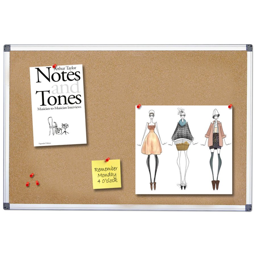 Kork Opslagstavle - 150x100 cm