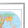 Whiteboard Tavle Med Verdenskort - 123x103 cm #2