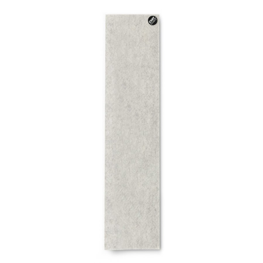 Buzzifelt Off White - magnetisk lydabsorberende filtbekl&aelig;dt opslagstavle - 20x100cm