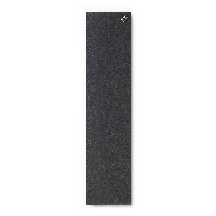 Buzzifelt Anthracite - magnetisk lydabsoberende filtbekl&aelig;dt opslagstavle - 20x100cm