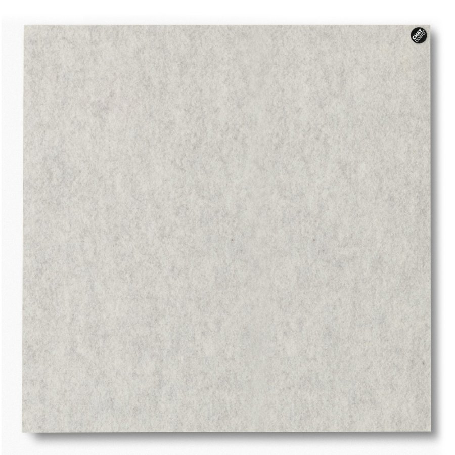 Buzzifelt Off White - magnetisk lydabsorberende filtbekl&aelig;dt opslagstavle - 100x100cm