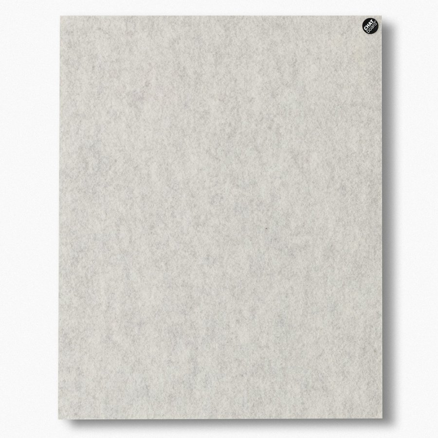 Buzzifelt Off White - magnetisk lydabsorberende filtbekl&aelig;dt opslagstavle - 100x150cm
