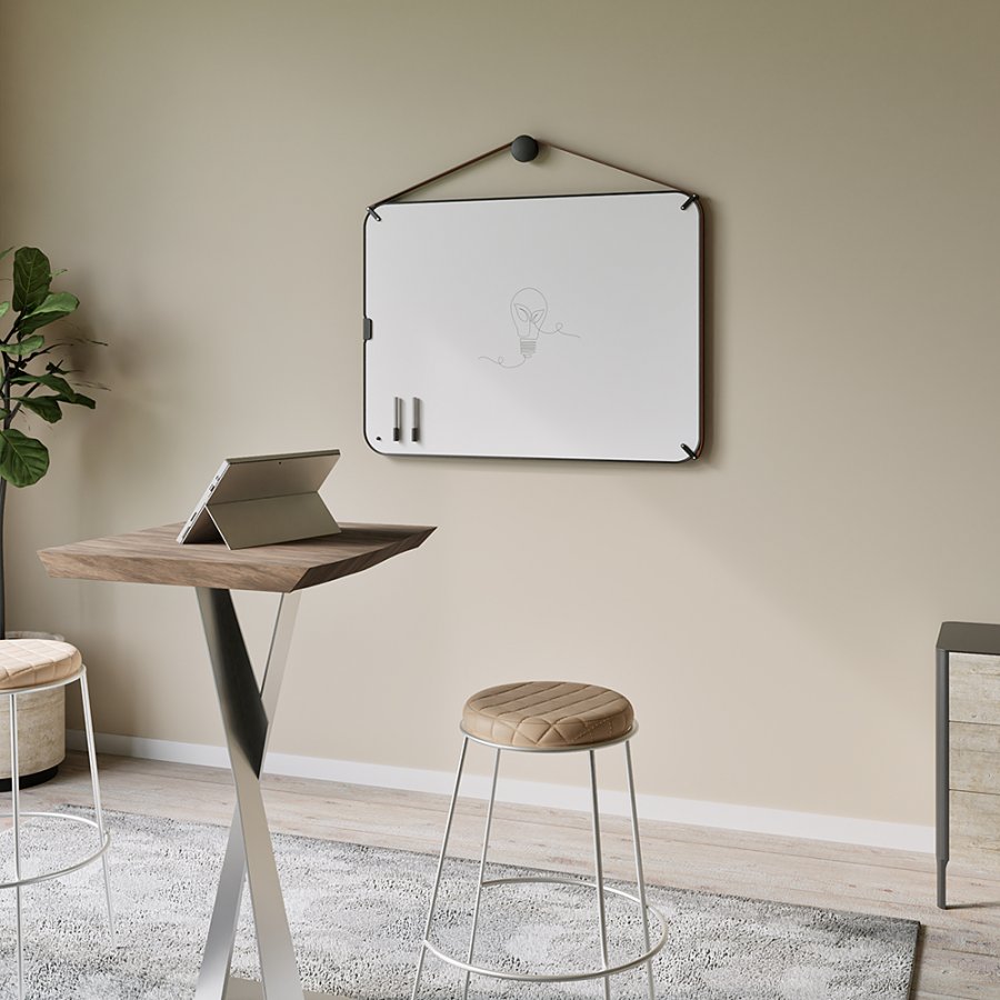 B&aelig;rbar Whiteboard, Chameleon Portable, 82 x 112 cm