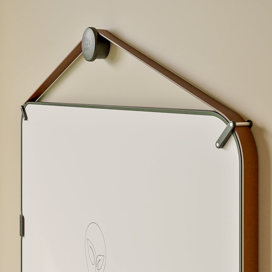 B&aelig;rbar Whiteboard, Chameleon Portable, 82 x 82 cm