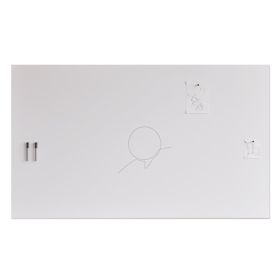 Whiteboard, Chameleon Writing Sharp, magnetisk, 118 x 178 cm
