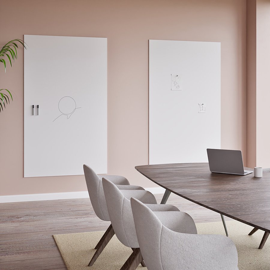 Whiteboard, Chameleon Writing Sharp, magnetisk, 98 x 98 cm