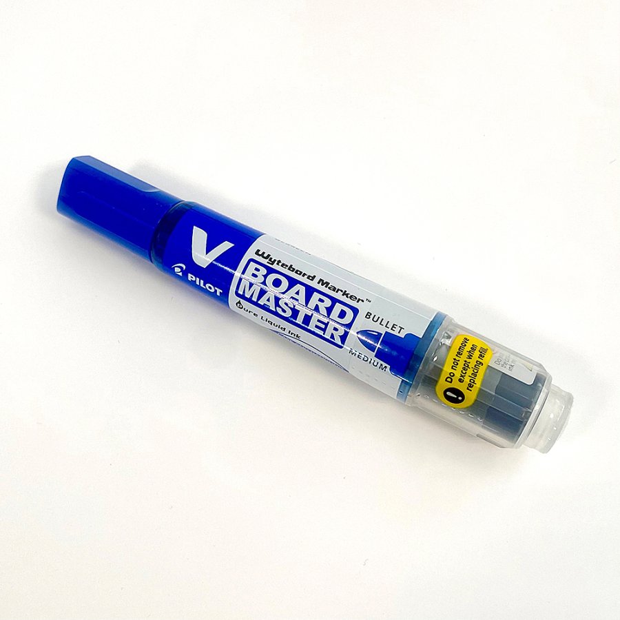 Marker refill, til Rund Spids Whiteboardmarker med fra Pilot, Bl&aring;
