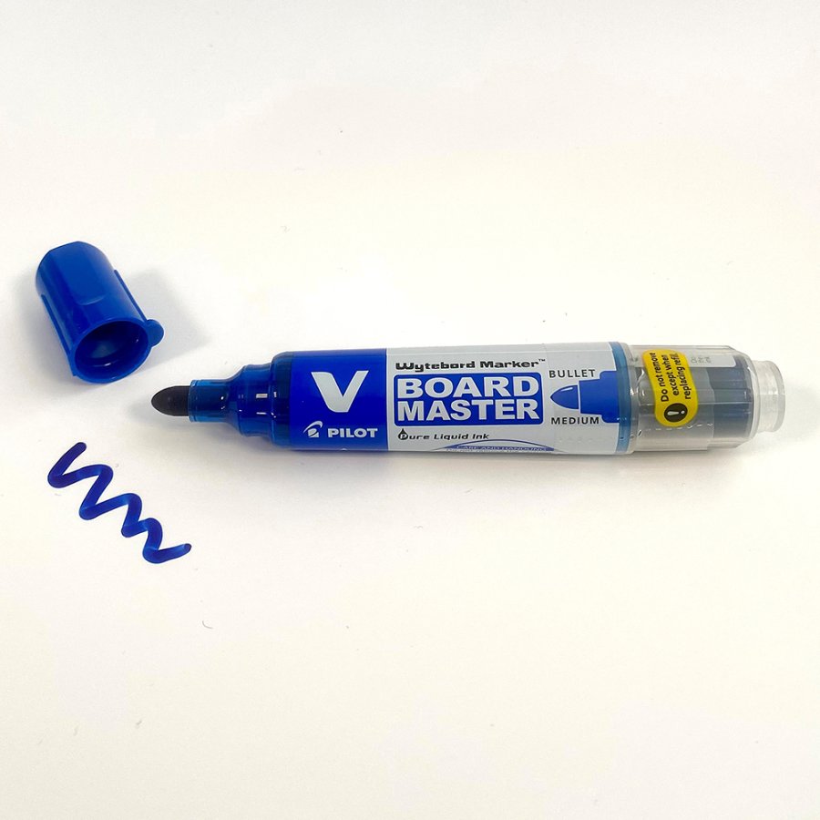 Marker refill, til Rund Spids Whiteboardmarker med fra Pilot, Bl&aring;