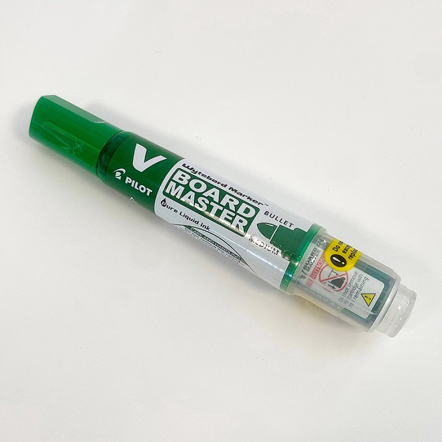Marker refill, til Rund Spids Whiteboardmarker med fra Pilot, Gr&oslash;n