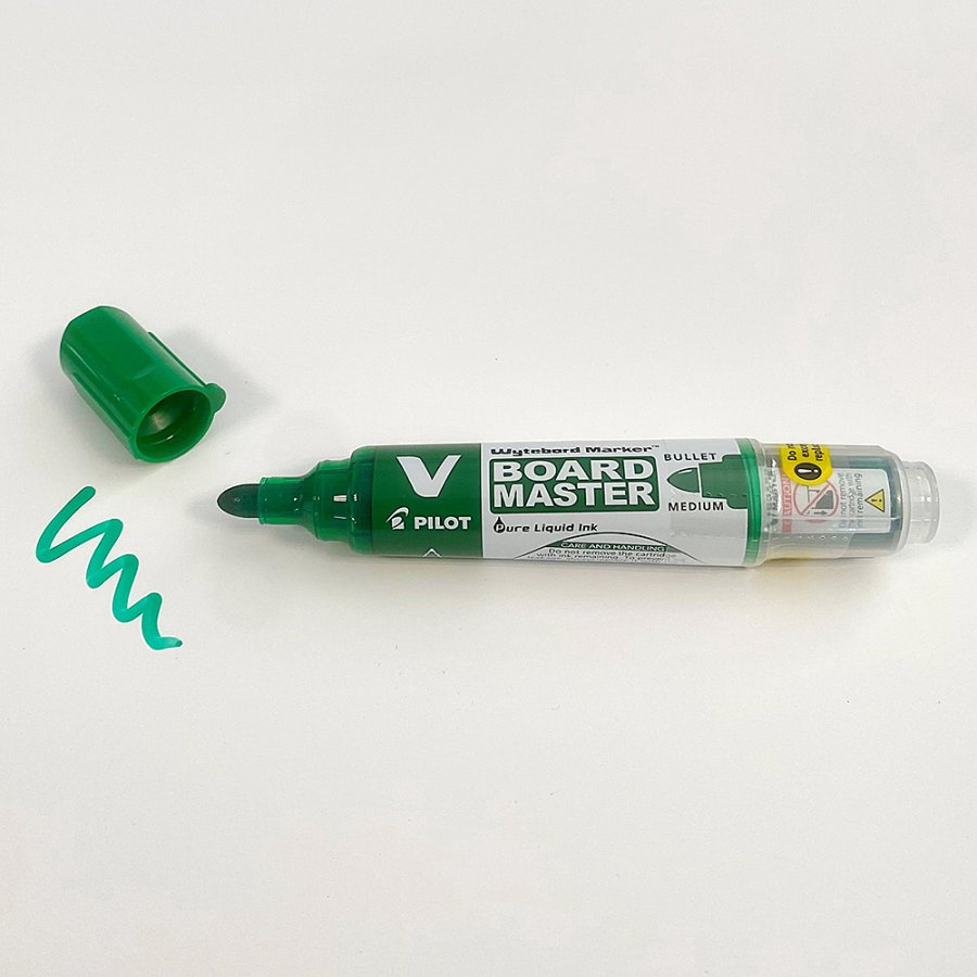Marker refill, til Rund Spids Whiteboardmarker med fra Pilot, Gr&oslash;n
