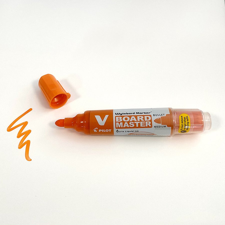 Marker refill, til Rund Spids Whiteboardmarker med fra Pilot, Orange