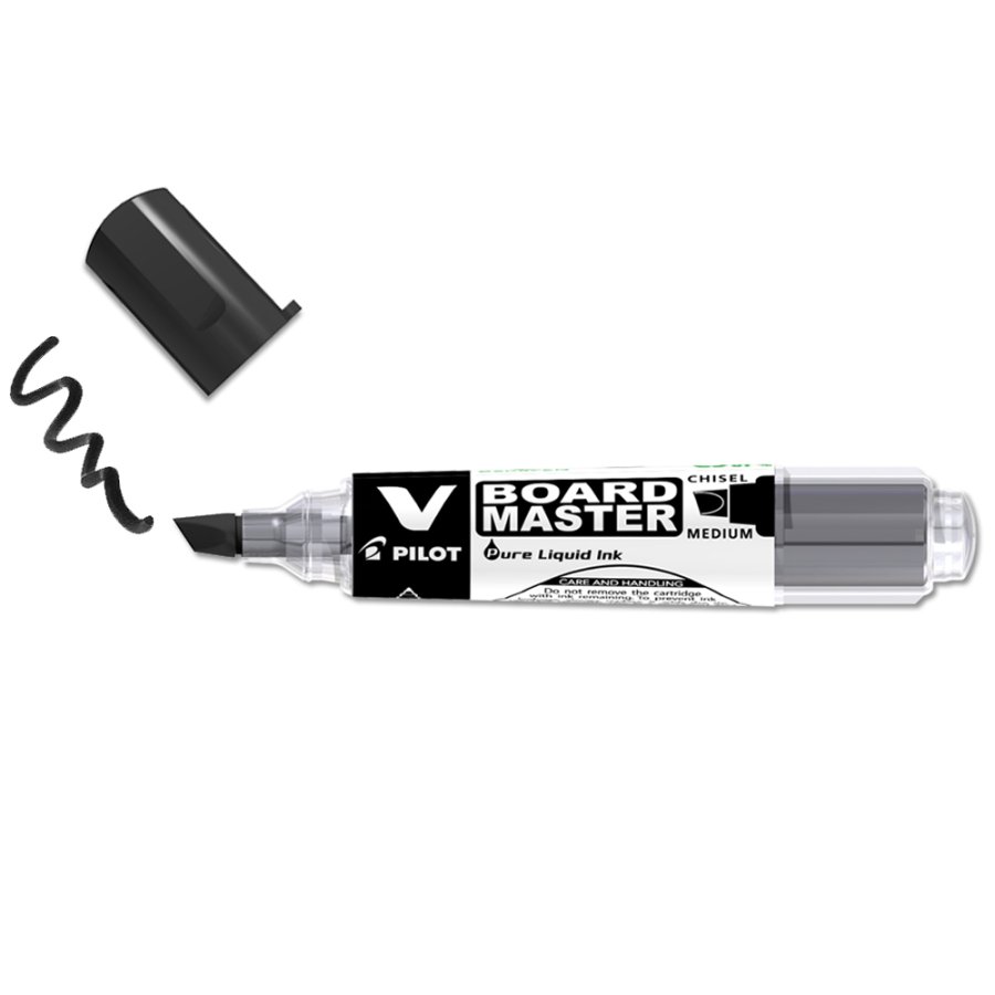 Marker refill, til Ultra Fine Whiteboardmarker fra Pilot, Sort