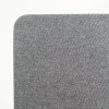 ZONE Hush Wall akustikv&aelig;g rumdeler m&oslash;rkegr&aring; stof 136x80 cm med standardf&oslash;dder #4