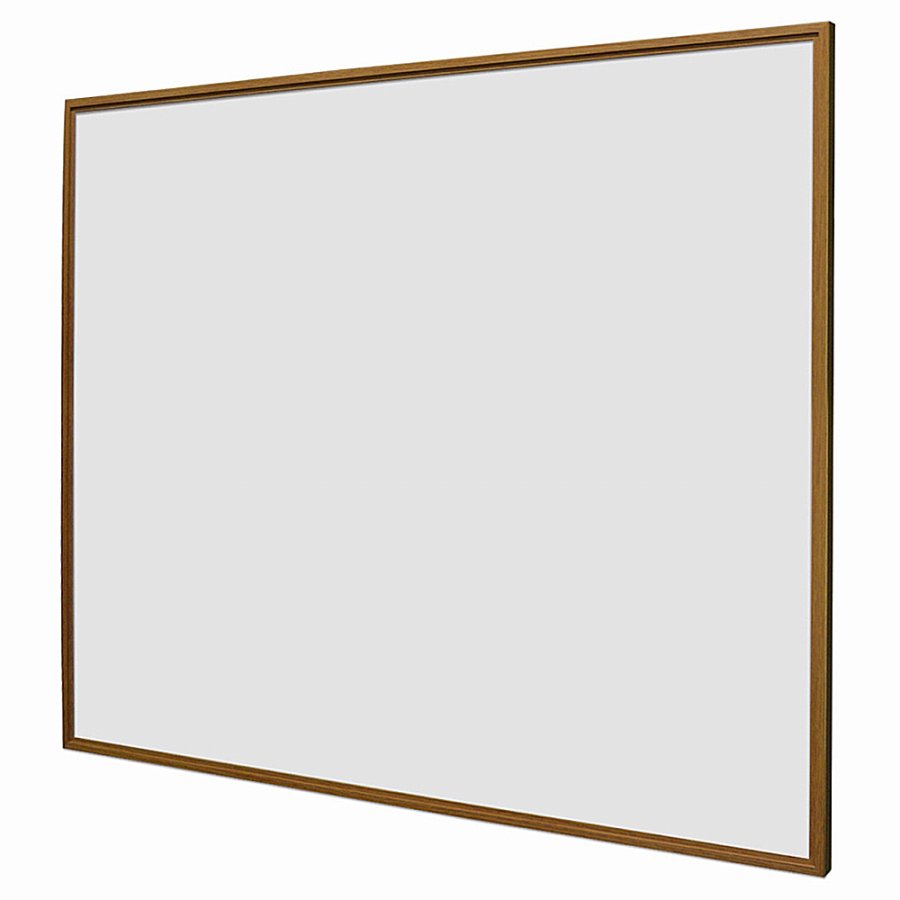 Whiteboard m fyrretr&aelig;ramme, 90x120cm.