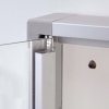 Infoboks med magnetisk whiteboard, 6 x A4, alu ramme, indend&oslash;rs #6