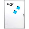 Infoboks med magnetisk whiteboard, l&aring;s foran, 4 x A4, indend&oslash;rs, 51,5 x 68,5 cm #1