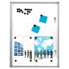 Infoboks med magnetisk whiteboard, 6 x A4, alu ramme, indend&oslash;rs #1