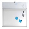 Infoboks med magnetisk whiteboard, l&aring;s foran, 4 x A4, indend&oslash;rs, 51,5 x 68,5 cm #2